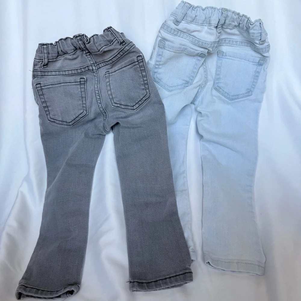 The Children's Place Girls' Jeans - Gray & Light Blue